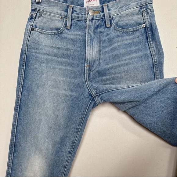 Frame  Womens 24 Rigid Re-release Le High Straight Jeans - Picture 8 of 16
